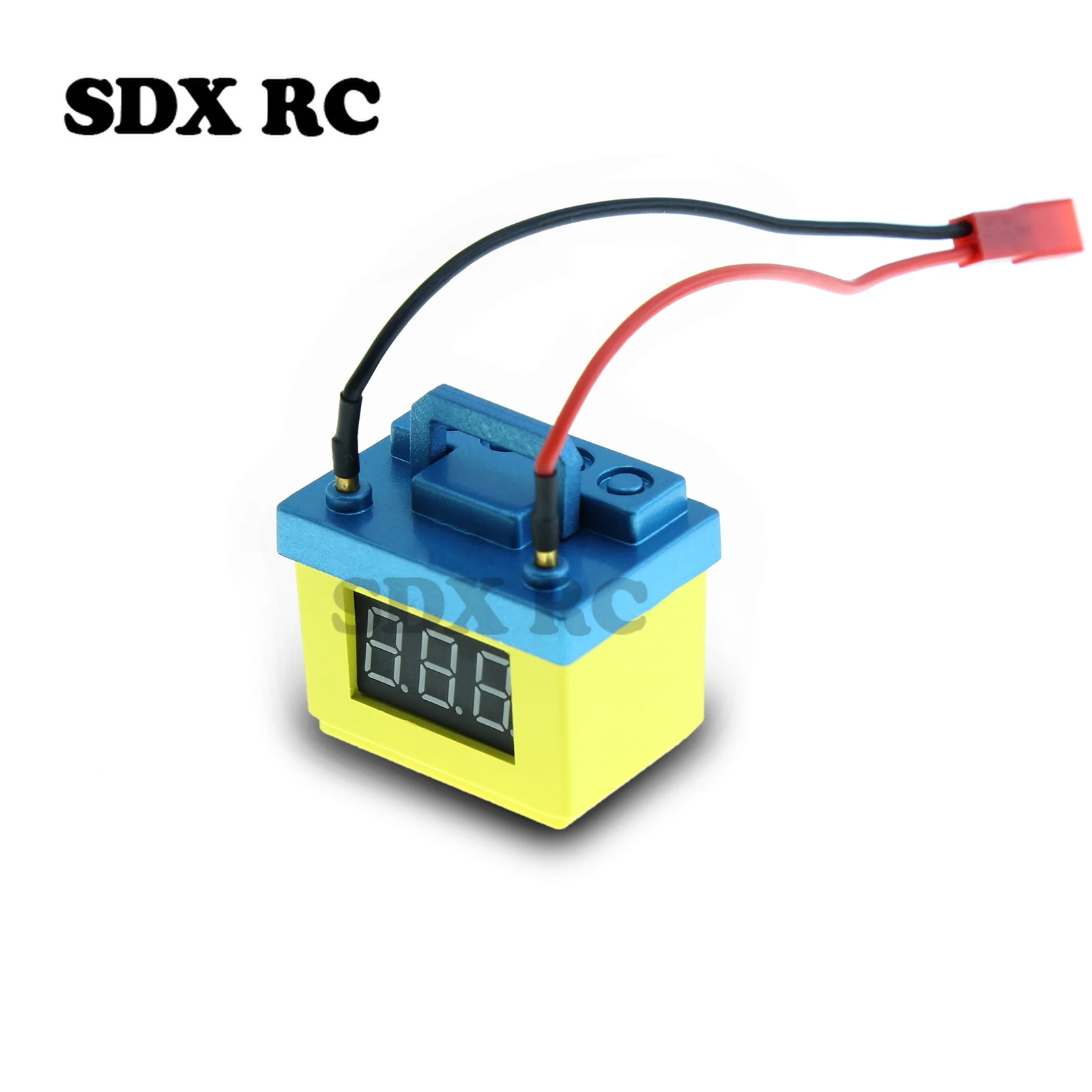 RC Car Lipo Battery Voltage Tester Alarm for 1/10 RC Car Axial SCX10 TRX4 Upgrade Parts