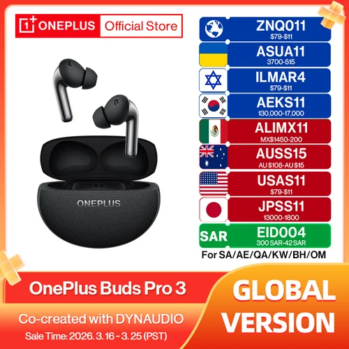 Versión Global Oneplus Buds Pro 3 Bluetooth 5,4 Tws