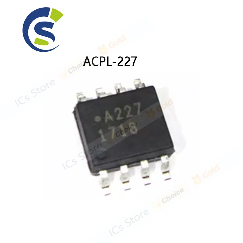10PCS 3KVRMS 2CH 8SOIC ACPL-227-56 227 ACPL-227 227-56 ACPL227 227-56B ACPL227 SOP-8 ACPL-227-56BE