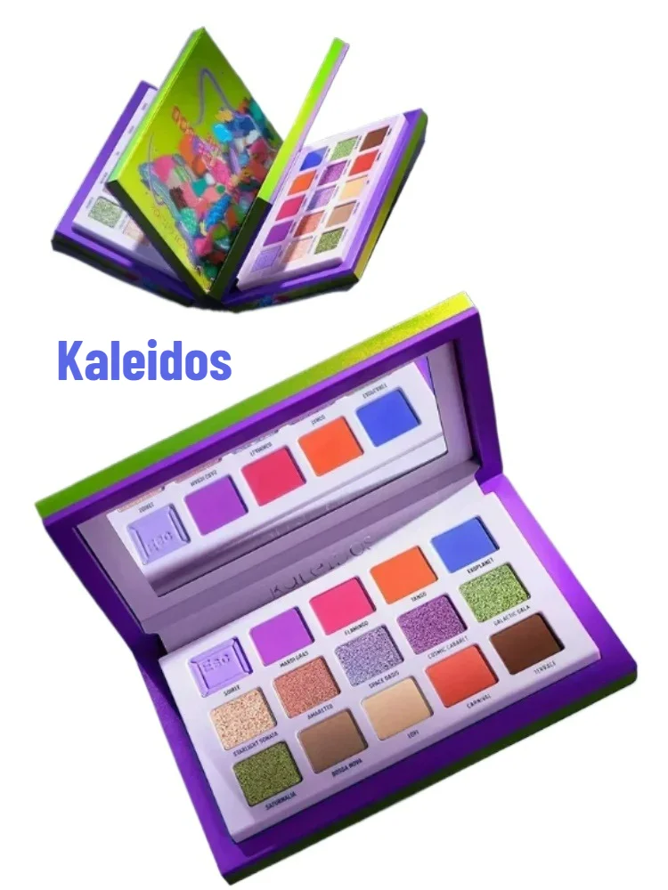 Kaleidos Escape Pod Collection 15Color Chameleon Eyeshadow Matte Shimmer High Saturation Colorful Long-lasting Makeup