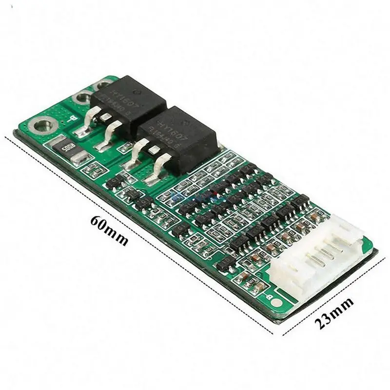 ABQU 5S 21V 56A Lithium Battery Charging Protection Board with Cable Short Circuit Overload Overcurrent Protection