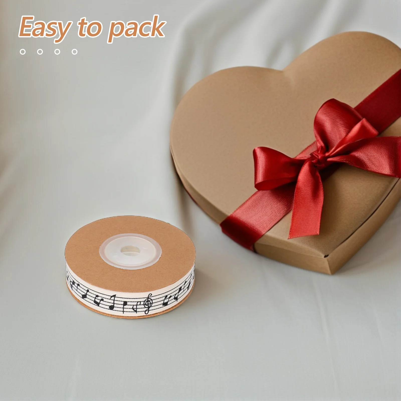 

GLSTOY Cotton Ribbon Roll Black Thick Fabric Tape for Gift Wrap Party Decorations Musical Theme Wedding Craft