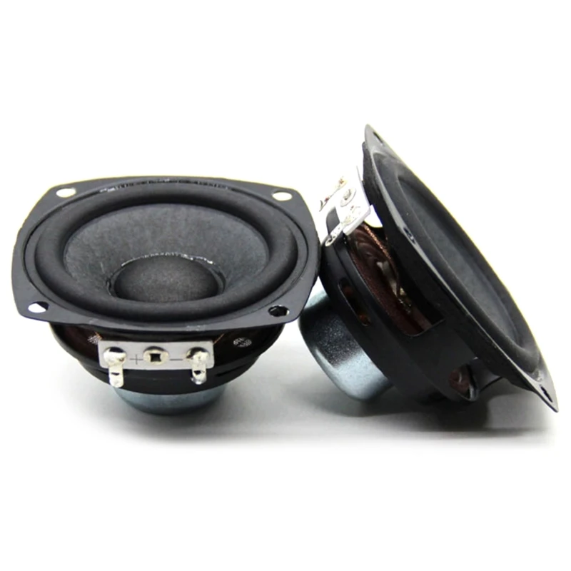 DXAB Powerful 66mm 25W Bass Speaker Compact 66mm Internal Loudspeaker 2.5inch Easy Replacement for Card Speakers