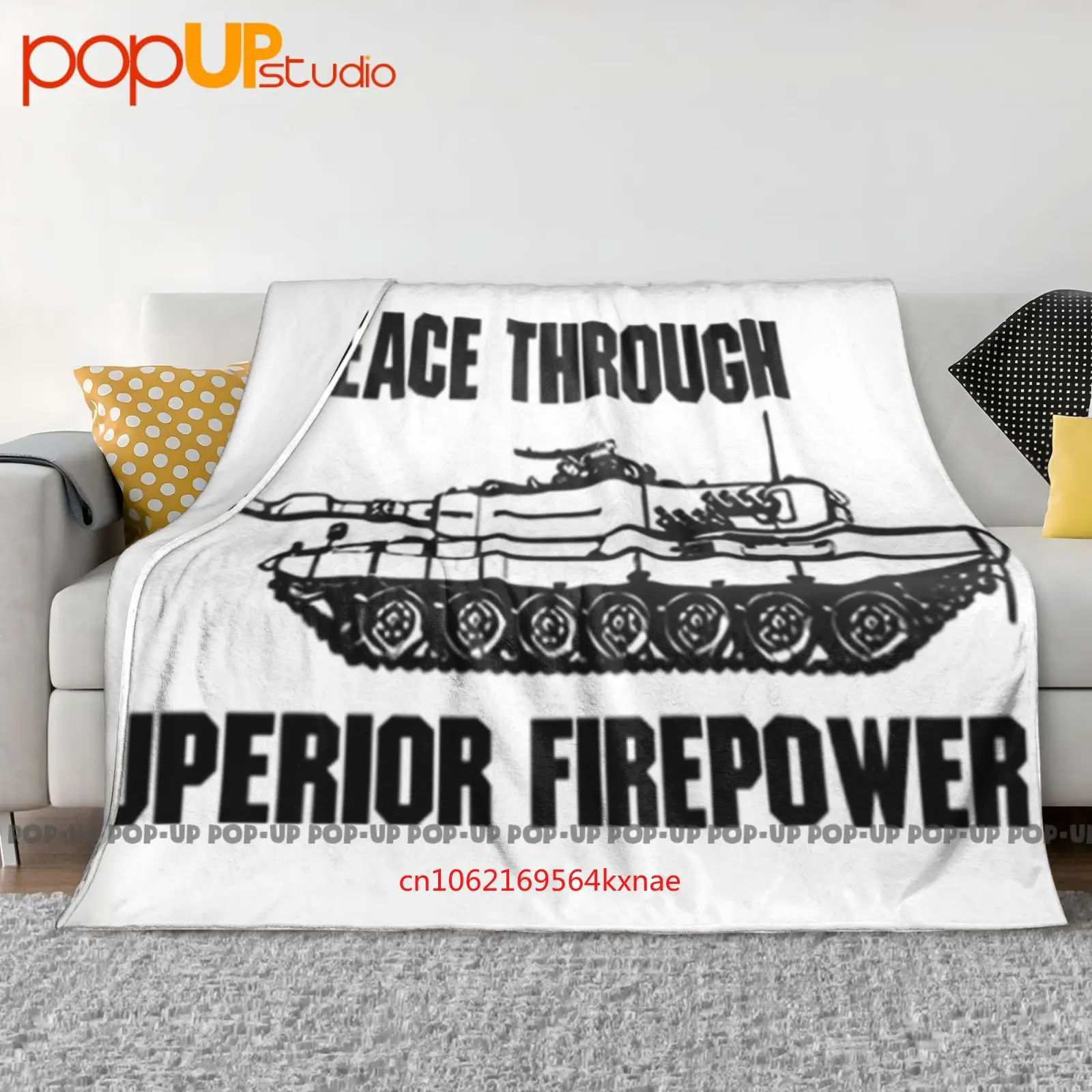 Leo 2A4 Peace Through Superior Firepower Leopard Tank Bw Ultra-Soft Blanket Quilt Winter Sofa Cover Bed Covers