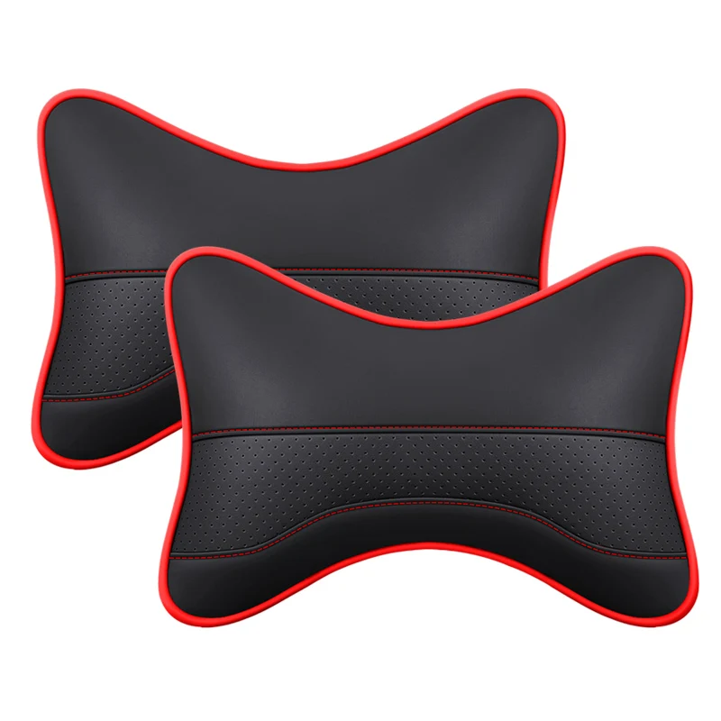 Car Seat Headrest Restraint Auto Safety Head Neck Rest Relax Pillow Cushion Pad Breathable Mesh Car Seat Neck Protector Pillow