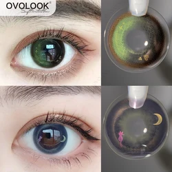 2pcs/pair 10 Tone Contact Lenses Fast Shipping Colored Contacts Pupil Lens Colored Lenses for Eyes Beauty Eye Color Lens Yearly