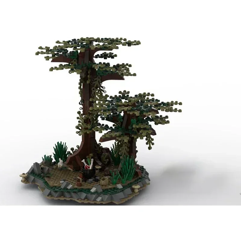 Magical Rings Moc Building Blocks Movie Scene Ambush Model Technology Bricks DIY Assembly Street View Toys