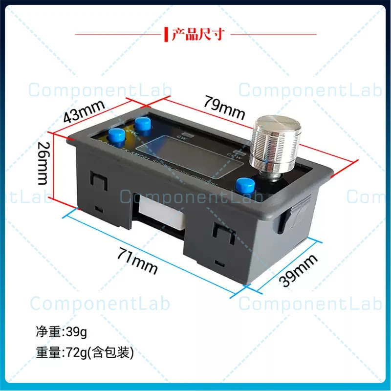 1-5pcs SMC01 Stepper Motor Controller, Forward Reverse Angle Pulse Speed Control Board, PLC Serial Communication Module
