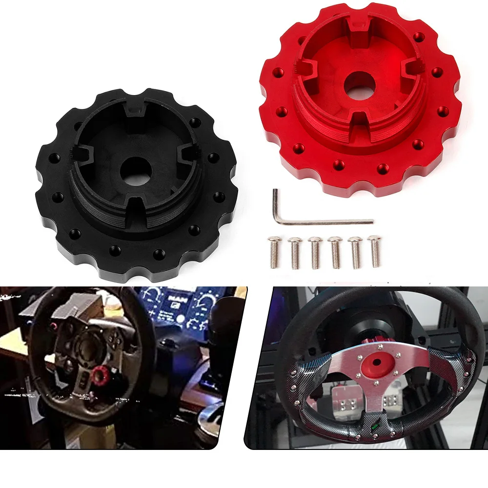74MM CNC Steering Wheel Adapter Plate＋Hex Wrench＋Screw For PXN Lestad V10