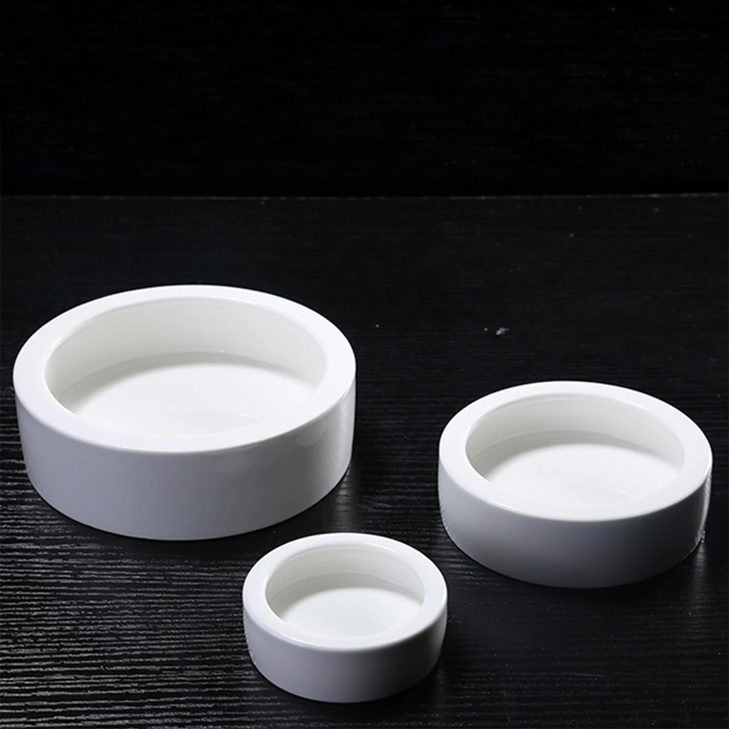 Reptile Food Bowl Feeding and Watering Bowl Anti-Escape Ceramic Feeding and Watering Bowl Anti-Escape Super Worm Feeder