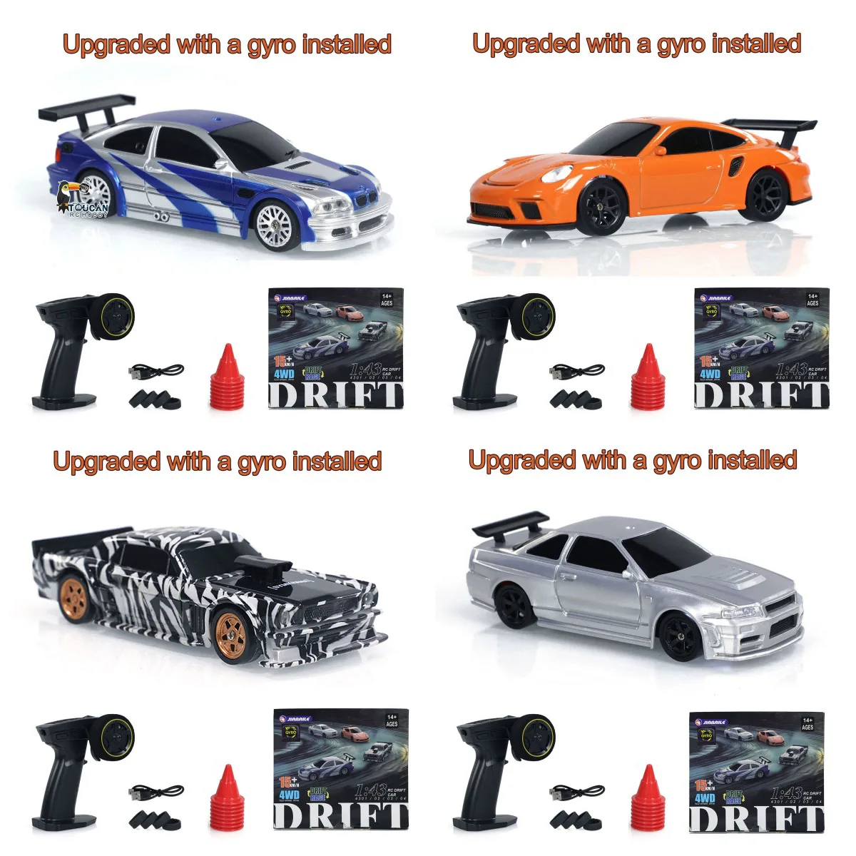 

Американский склад масштаба 1/43 RC Drift Race Car Gyro 4WD Готовый к работе Мини-автомобиль Игрушка Полностью пропорциональное управление Высокоскоростная модель Мини-подарки