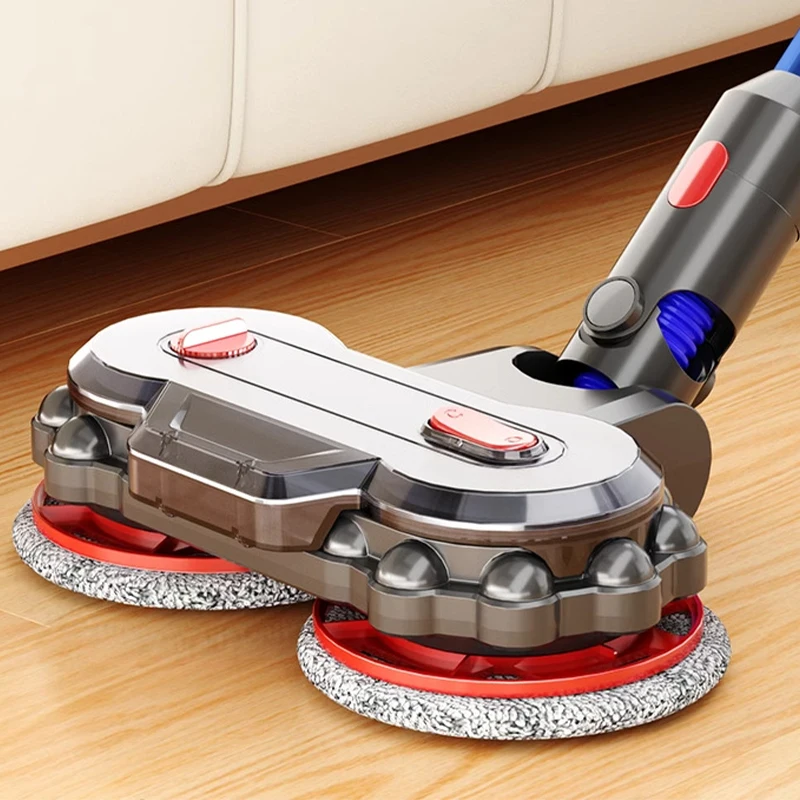 For Dyson V7 V8 V10 V11 V12 V15, Dual Rotating Motors With 6 Pieces Washable Mop Pads