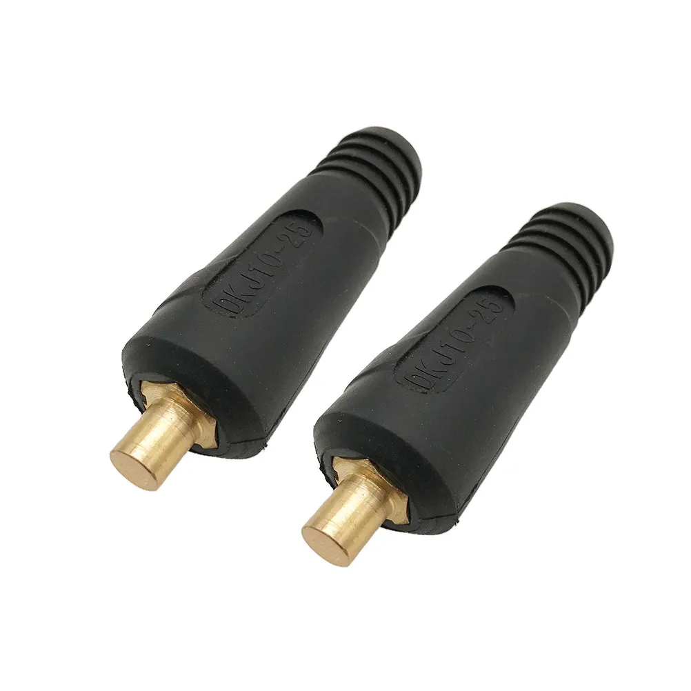 2Pcs Euro Style Quick Connector 10-25 Cable Welding Plug Terminal Soldering Connector Oil Resistant High Temperature