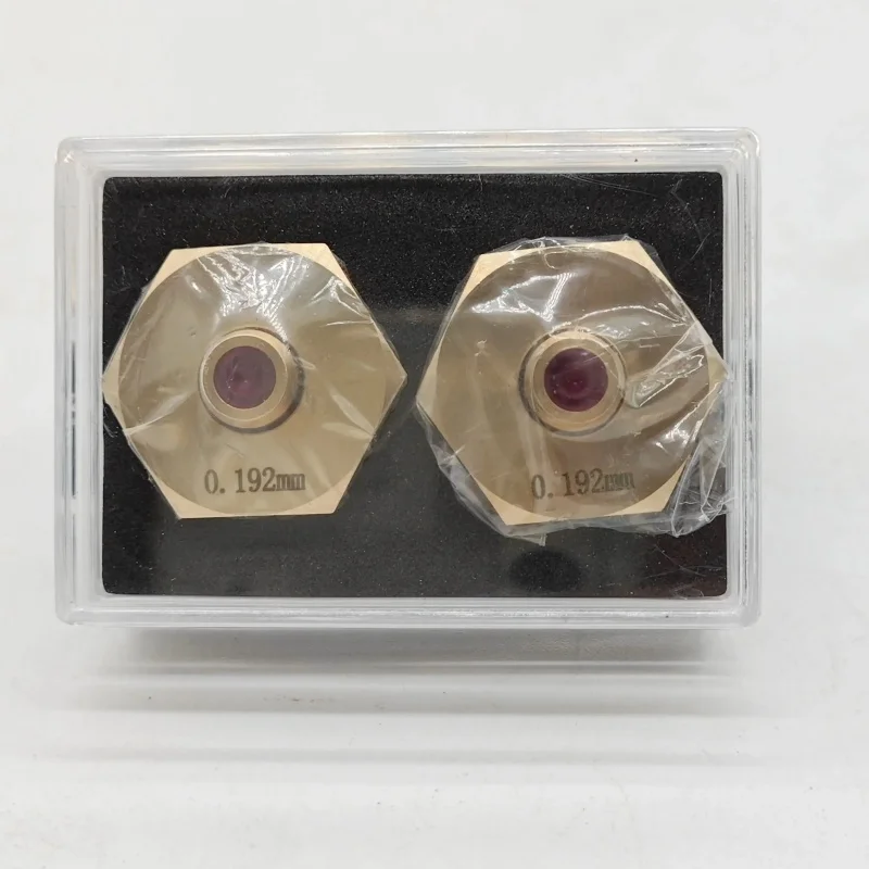 

2PC EDM Parts Molybdenum Ruby Guide Ø0.192mm/0.195mm(Ruby Type) for Medium Speed Wire Cutting Machines