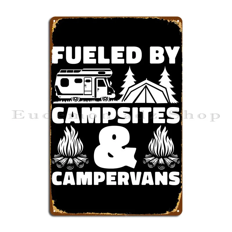 Rv Camper Van Motorhome Metal Plaque Poster Garage Create Wall Mural Iron Sign Tin Sign Poster