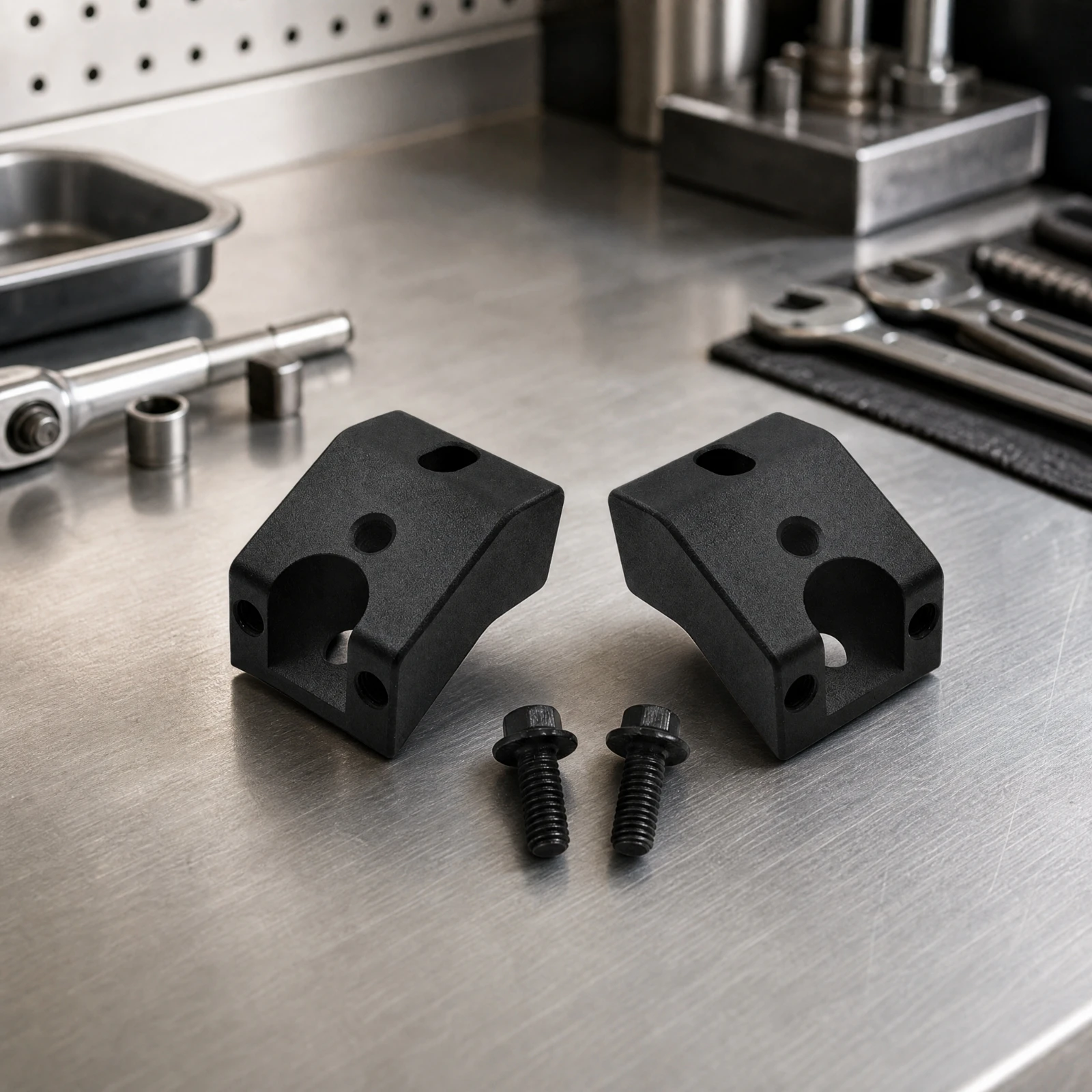 2 Pieces Automotive Accessory High Strength Seat Jack Spacer with Mounting Hardware Vehicle Accessory Low-Profile