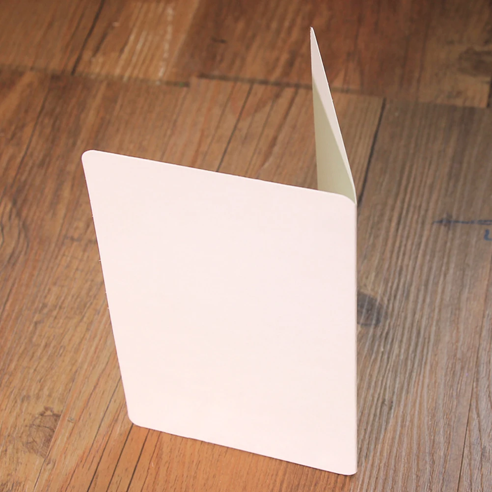 

100 Pcs Blank Greeting Cards Gift Folding Kraft Paper Party Message Card Making Kits Festival Holiday Blessings