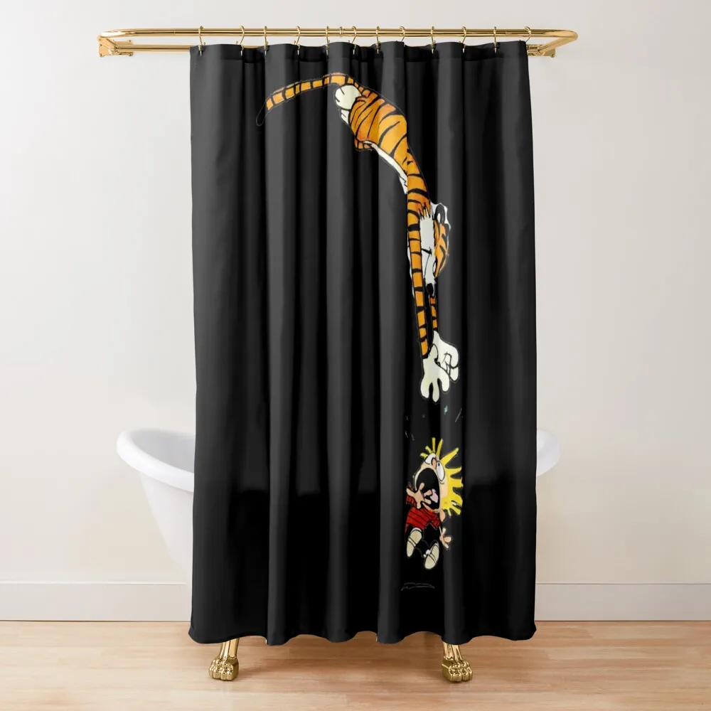 

calvin and hobbes Shower Curtain For Shower Shower Set For Bathroom Window Waterproof Fabric Bathroom Curtain