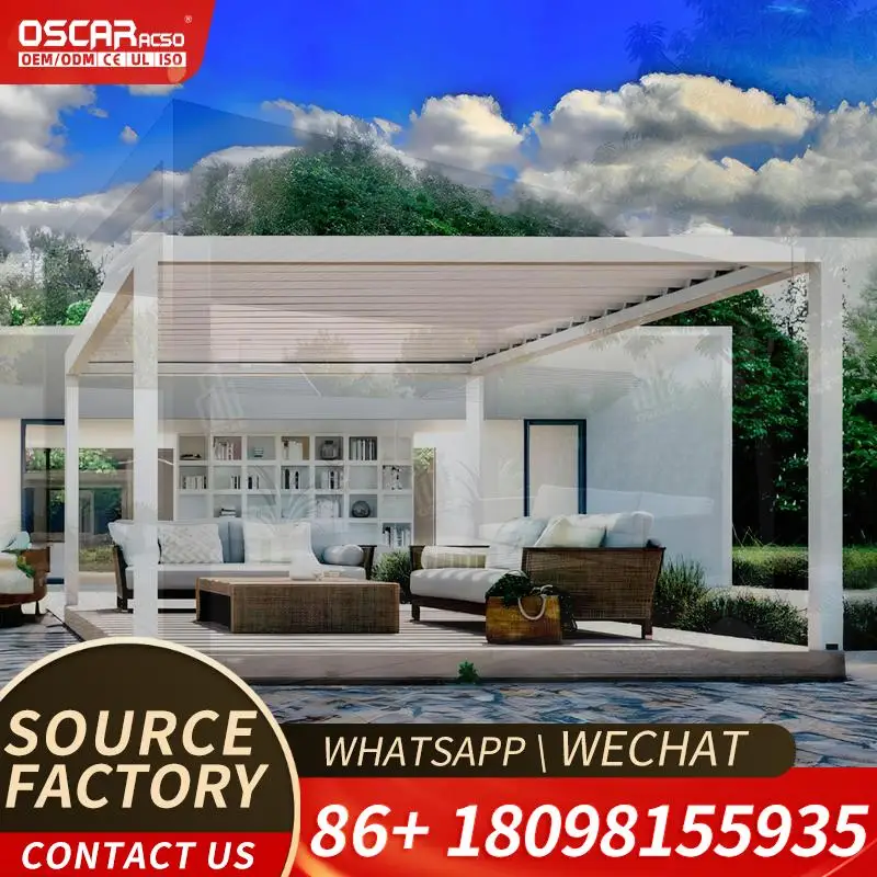 Adjustable Aluminum Garden Expandable Gazebo Fashionable Innovative Patio Backyard Poolside Waterproof Folding Shade Canopy Euro