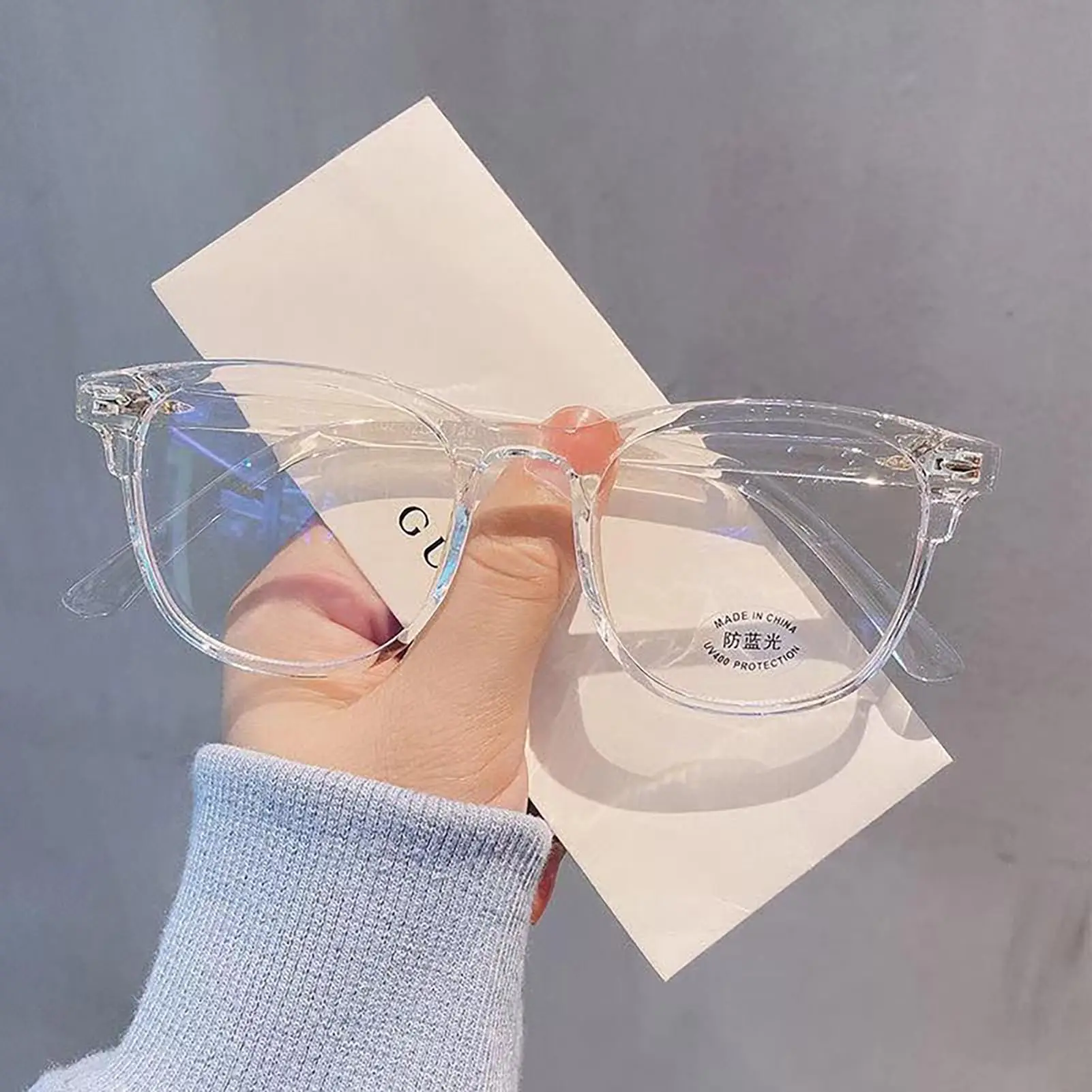 Computer Glasses for Women Men Fashion Women\'s Anti Blue Light Glasses Simple Style High Clarity Eye Protection Eyewear