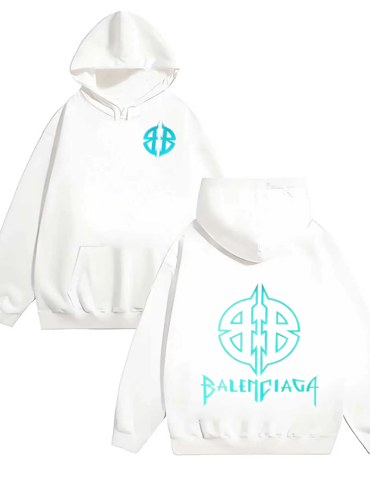 La nuova felpa con cappuccio pesante 330G alla moda e alla moda del 2025 con stampe di lettere è adatta sia per uomini che per donne