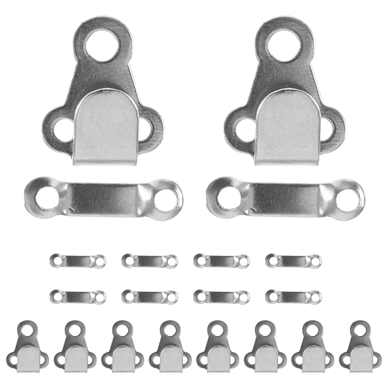 

10 Sets Trousers Hook Pant Hooks Sewing and Eye Closures Clothes Clothing Pants