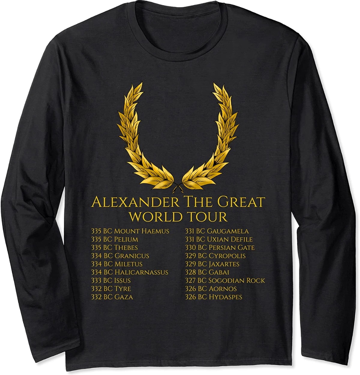 Alexander The Great World Tour. Classical Greek History T-Shirt. Premium Cotton Short Sleeve O-Neck Mens T Shirt New S-3XL