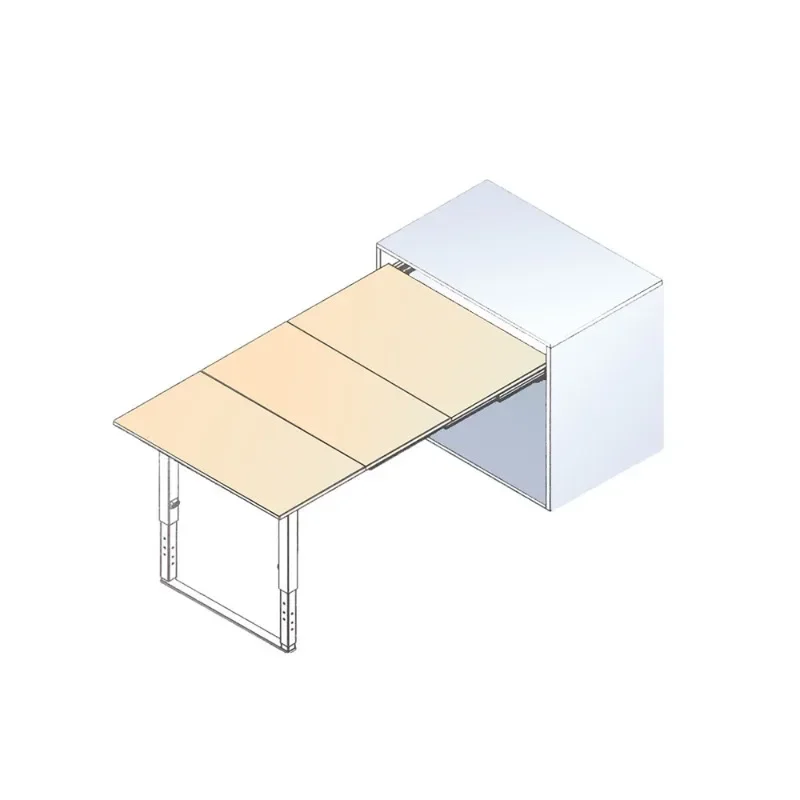 Multifunctional Invisible Table Slide with Feet Hardware Accessories Push Flat Hidden Dining Side Table Kitchen Pull-Out Bar