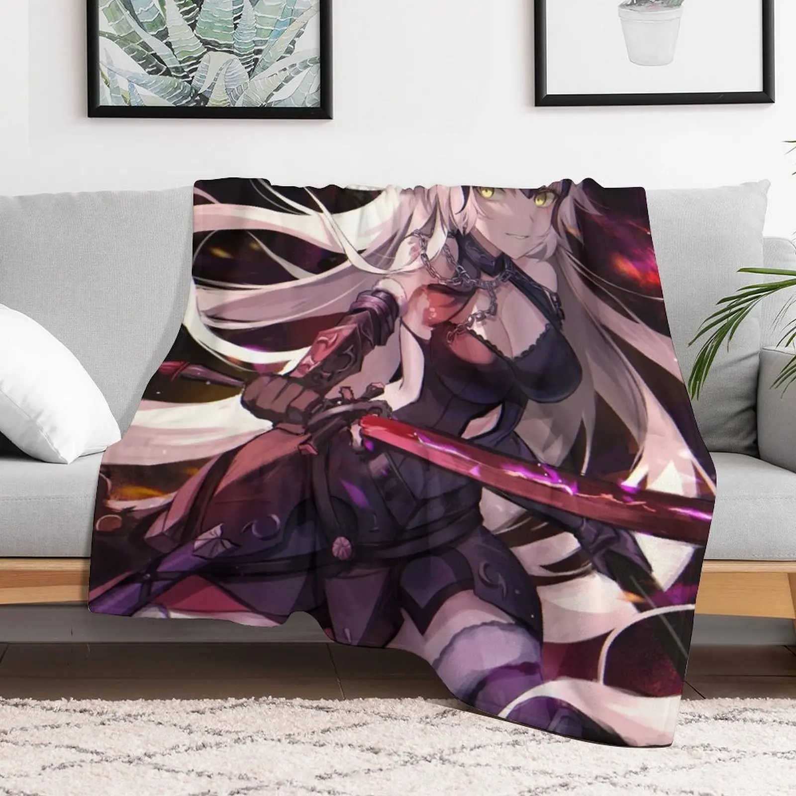 Jeanne Alter Fate Grand Order Throw Blanket for babies Polar Blankets Sofas Of Decoration Blankets For Bed Blankets