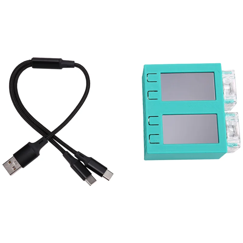

Superior-Nerdminer V2 Miner 78KH/S*2 Dual Screen BTC Solo Lottery Miner Bitcoin Nerd Miner Lotto Miner With Luminous Fan D