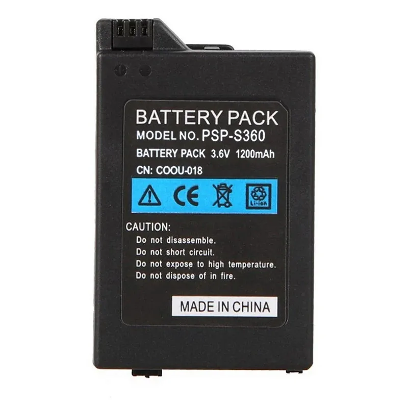 Batería recargable para Sony PSP-S110 PSP 2001 3001 1200mAh 3.6V PSP 2000/3000