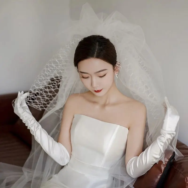 white-satin-gloves-korean-bridal-wedding-gloves-simple-temperament-photography-props-birthday-cos-white-arm-sleeves-accessories