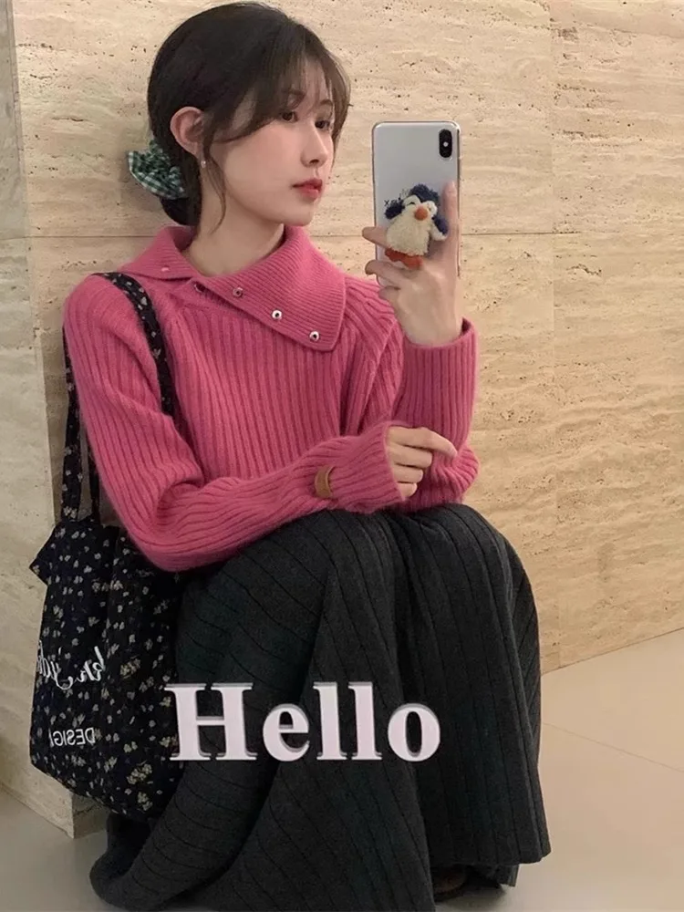 ملابس تريكو نسائية ذات ياقة ثانية لخريف وشتاء جديد Sle High Ne تصميم ملابس داخلية علوية طبقة أساسية قمة قابلة للتنفس #3