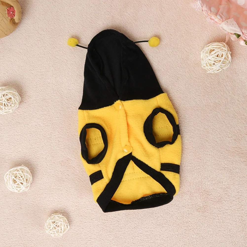 

1Pcs Pet Bee Costume Stylish Dog Halloween Costume for Small Dogs Chihuahua Pomeranian Poodle Pug Party Event Outfit Apparel