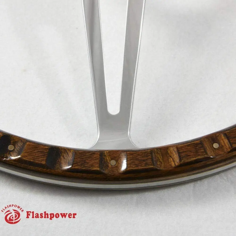 14인치 클래식 우드 스티어링 휠, 혼 버튼 복원 포함