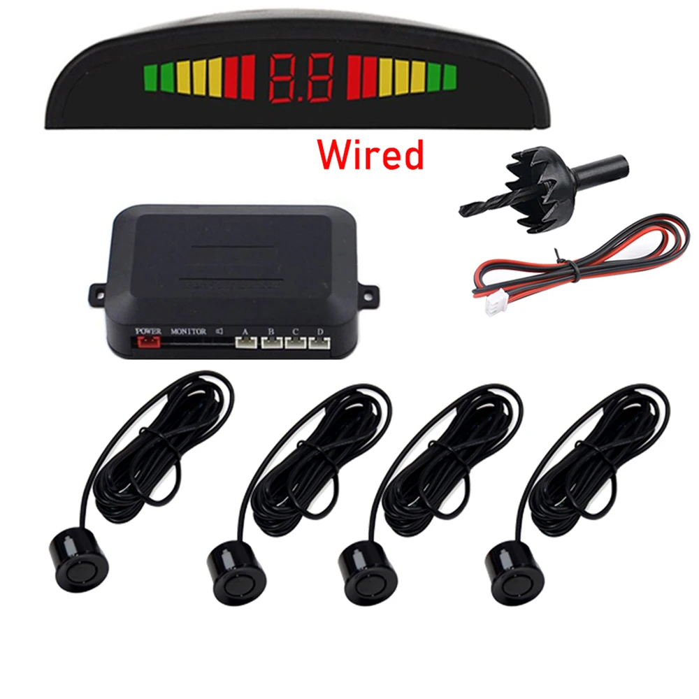 Car Auto Parktronic  Parking Sensor 4 Reverse Backup Radar for VW Passat Golf Polo Jetta Tiguan Touareg B6 B7 Audi A3 A4 A5