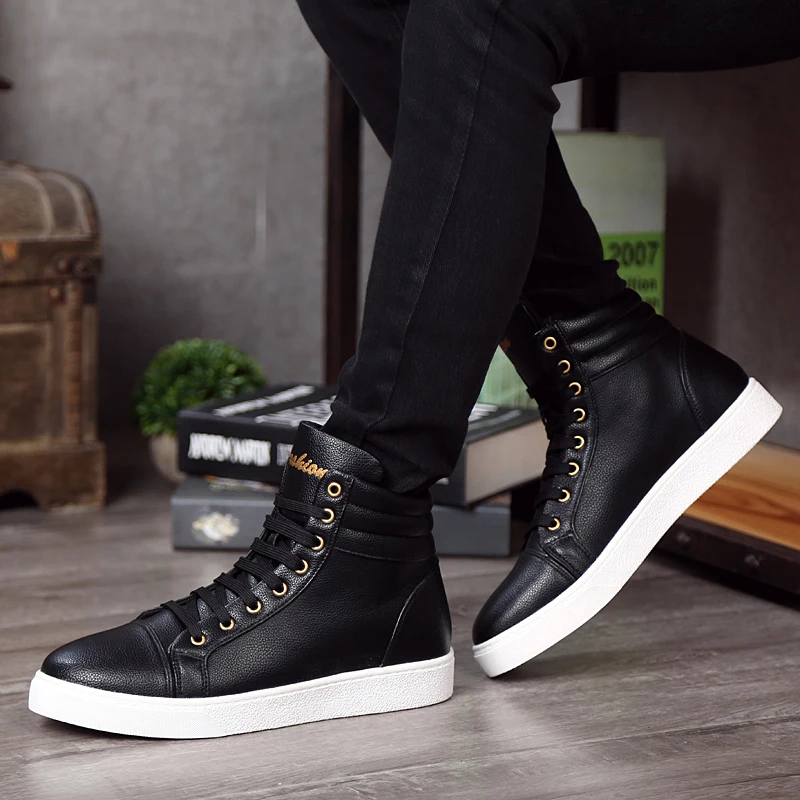 Heißer Verkauf Damen Weiße Turnschuhe Klassische Casual Leder Skateboard Schuhe Männer High Top Sneakers Outdoor Männer Designer Trainer Schuh