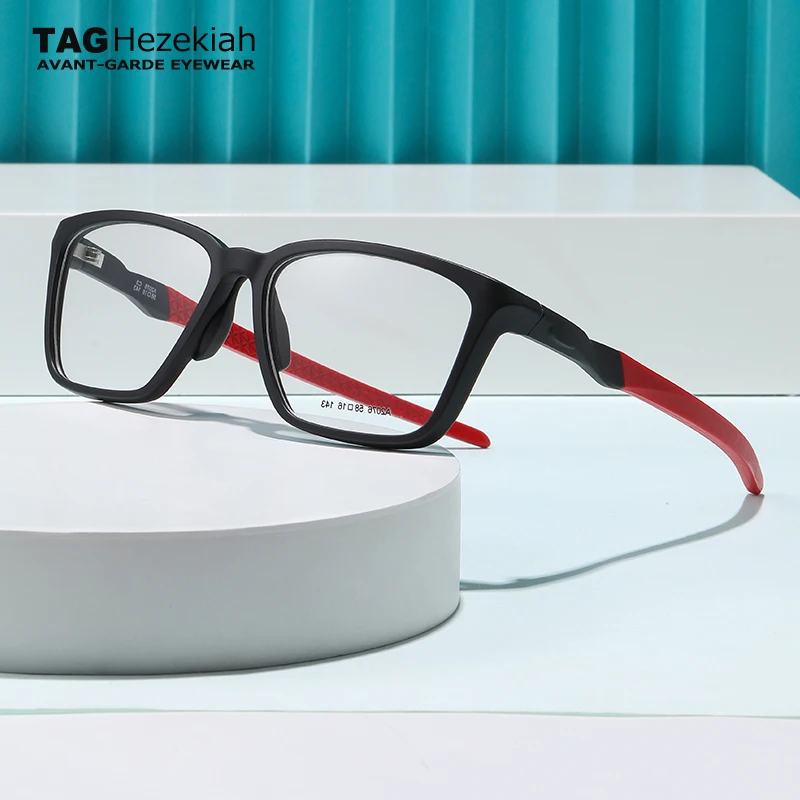 

Модные спортивные очки в оправе для мужчин TR90, велосипедные ретро компьютерные очки, оправа для очков для чтения, квадратные очки для женщин TH2076
