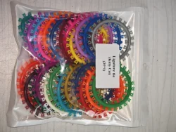 Ortho DENTST lazos elásticos para ligaduras dentales, junta tórica, materiales de corrección de dentista, bandas de goma para electrodomésticos, Ortho soportes, 25 corbatas por bolsa