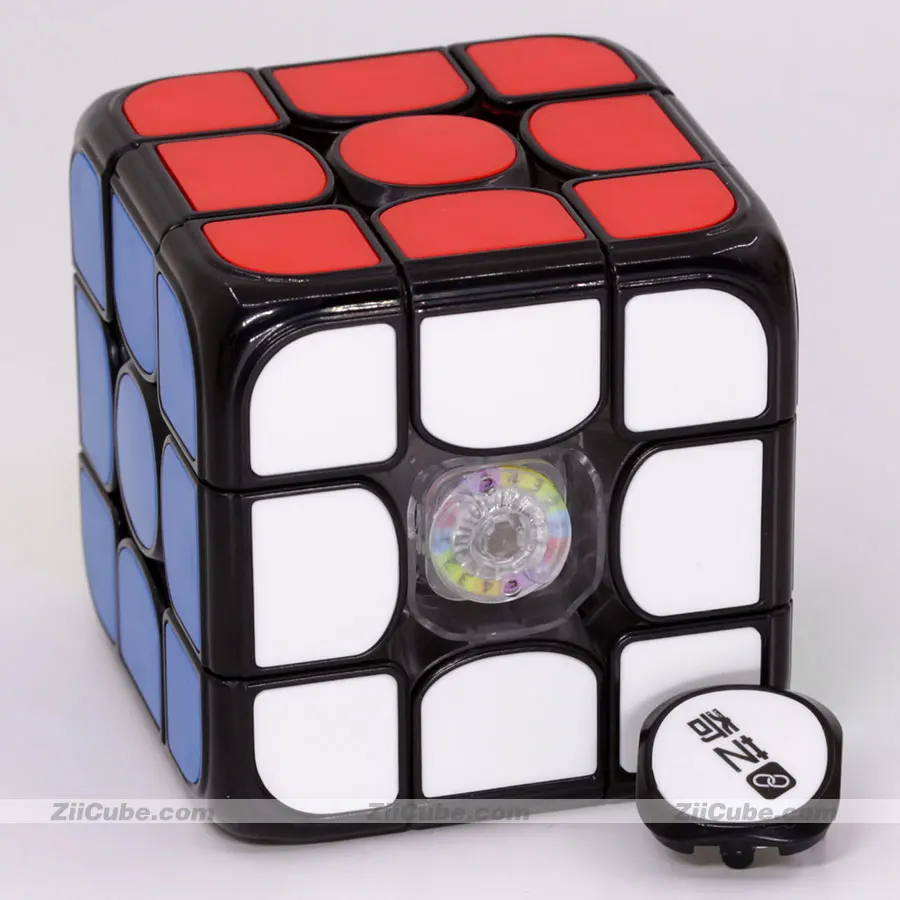 QY AI-Cube de Vitesse Intelligent avec Connexion Bluetooth, Ultime Lecteur Individuel avec Batterie Longue Durée, Puzzles Logiques 3x3, 3x3x3