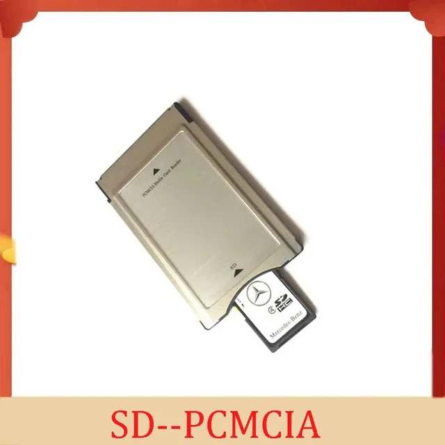 Suitable for SD PC Mercedes Benz PCMCIA to SD card reader PCMCIA to SD card 16G SD card E260E350E300 supports 2G 32G SD card AliExpress