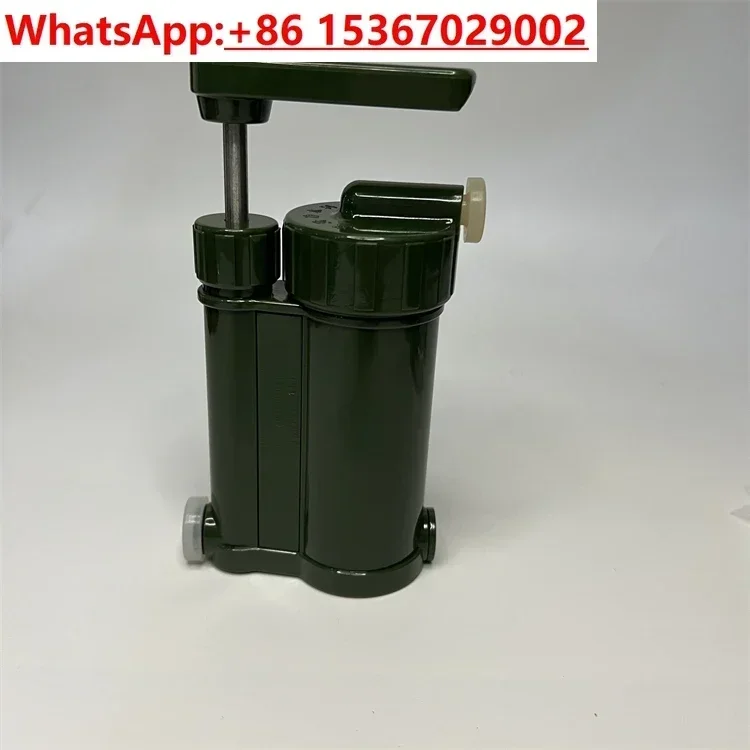 Portable outdoor water purifier, ceramic filter, suitable for use with adventure travel camping equipment