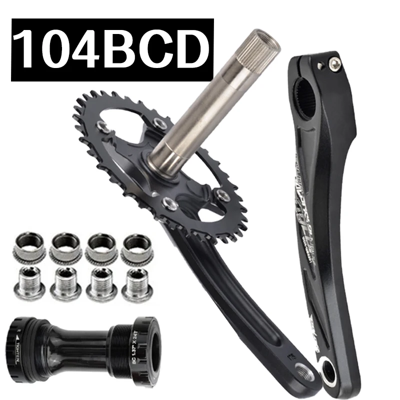 

104 BCD Narrow Wide MTB Chainring 32T 36T 34 Teeth for Hollowtech Integrated Crankset Mountain Bike
