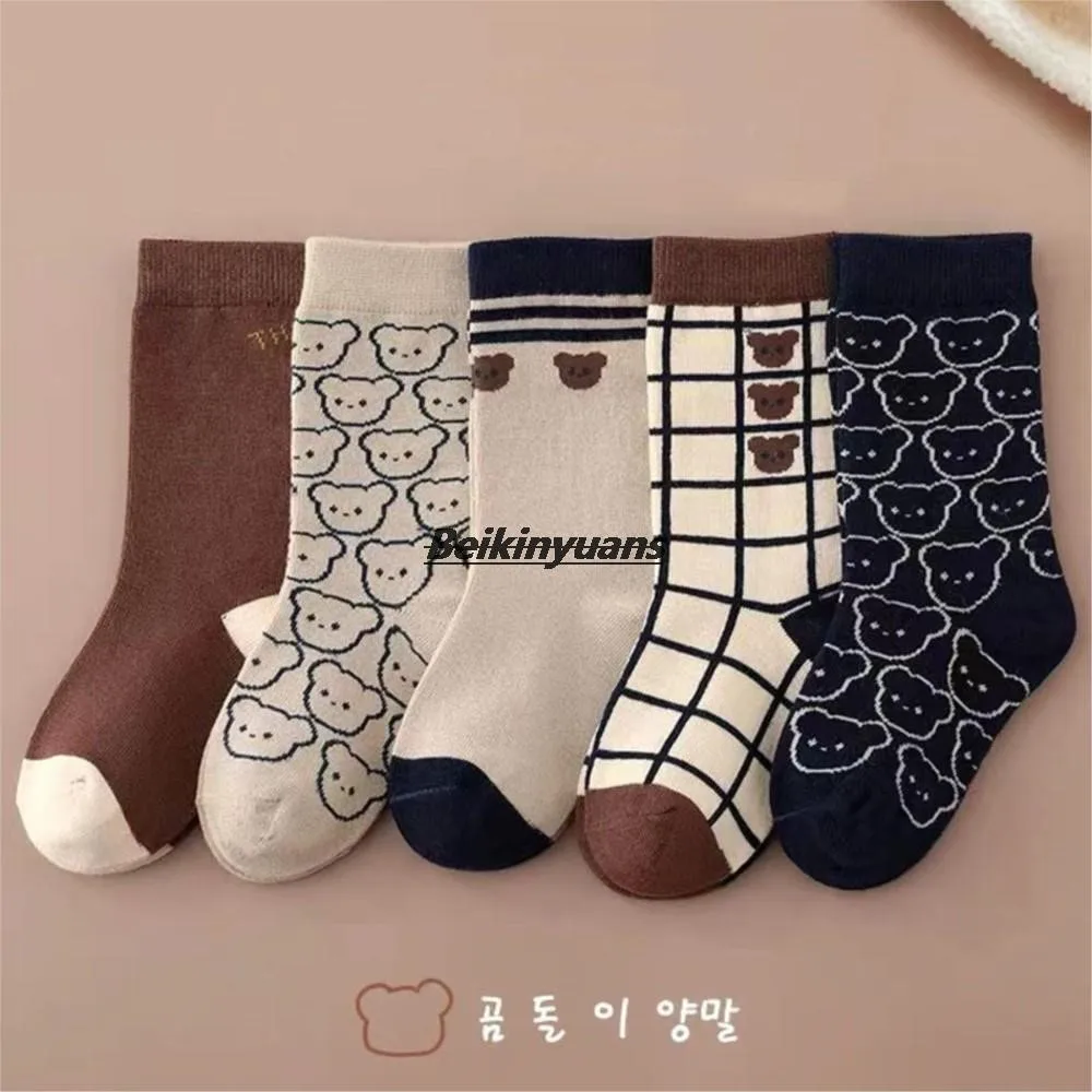 Children socks fall and winter baby boy sock cuhk students children's socks fashion new sokken cotton chaussettes enfatines