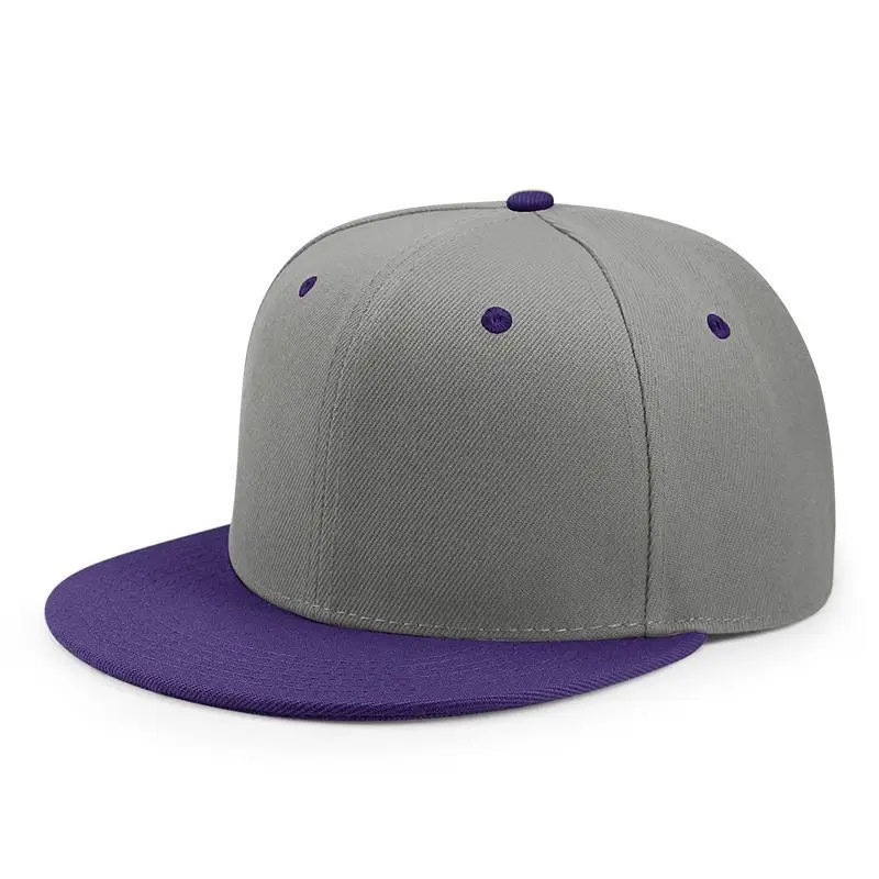 Mixing Colors Adjustable Solid Snapback Cap Hat New Size Large Trucker Men Bill Hip Hop Plain Baseball Blank Flat Visor Brim Era