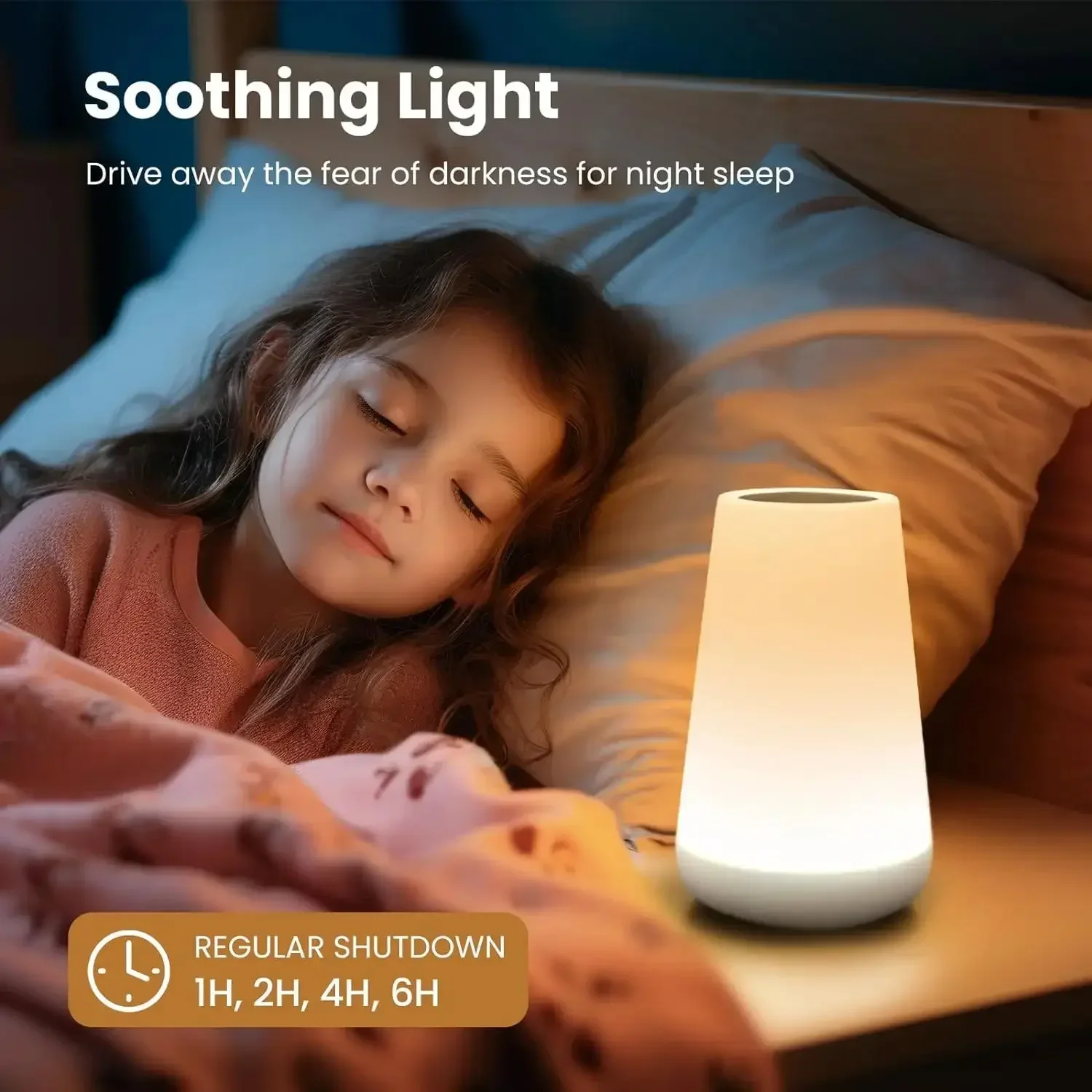 13 Color hanging Touch Small Night light RGB Table light Bedroom Bedside remote Bimmable USB Charging reading light Portable
