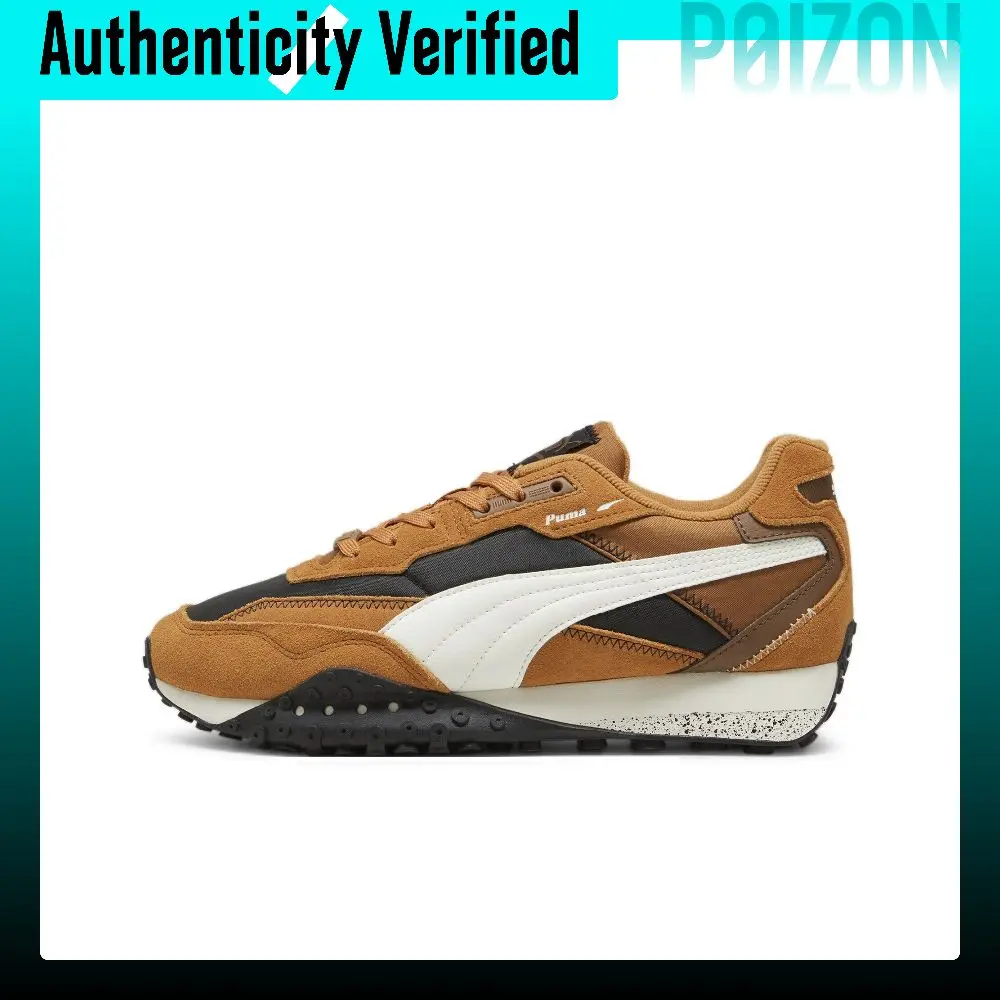 PUMA Blktop Rider Abrasion Resistant Low top Casual Shoes Unisex Brown 392725-29