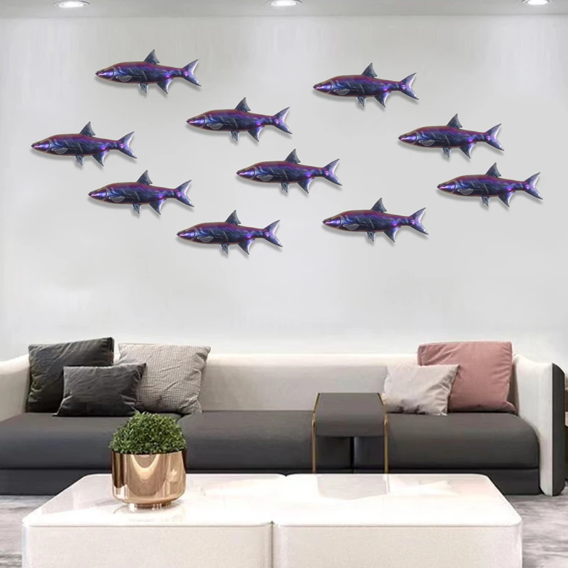 1pc Fish Silicone Epoxy Mold Large Animal Silicone Molds for Resin Wall Hanging Casting DIY Craft Home Office Wall Desktop Decor