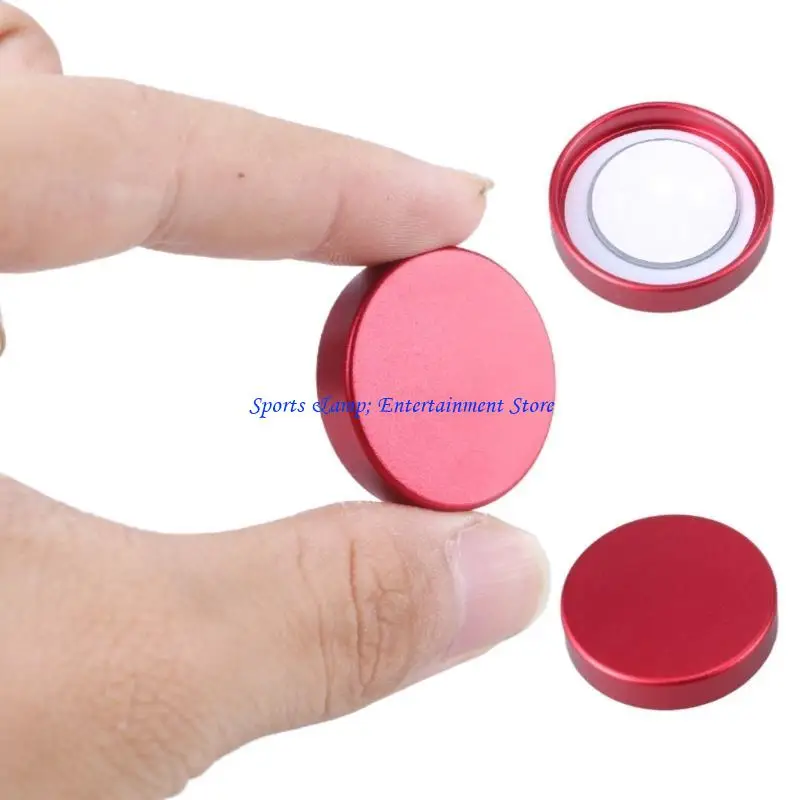 

G7NF Billiard Pool Chalks Case Aluminum Billiard Chalk Holder Round Chalks Carriers Case Cue Tip Chalk Holder