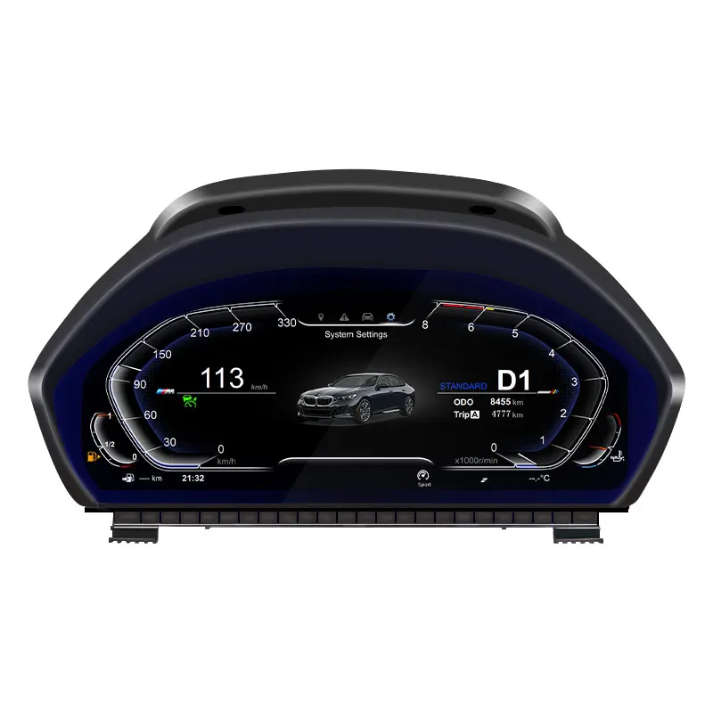 YLC Retrofit Linux LCD Digital Speed Cluster Meter Dashboard Instrument Speedometer for  1 3 Series F30 F31 2013 - 2019 LINUX